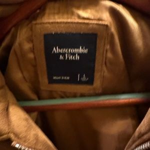 A & F Vegan Leather Jacket Large